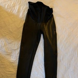 Spanx faux leather leggings - maternity